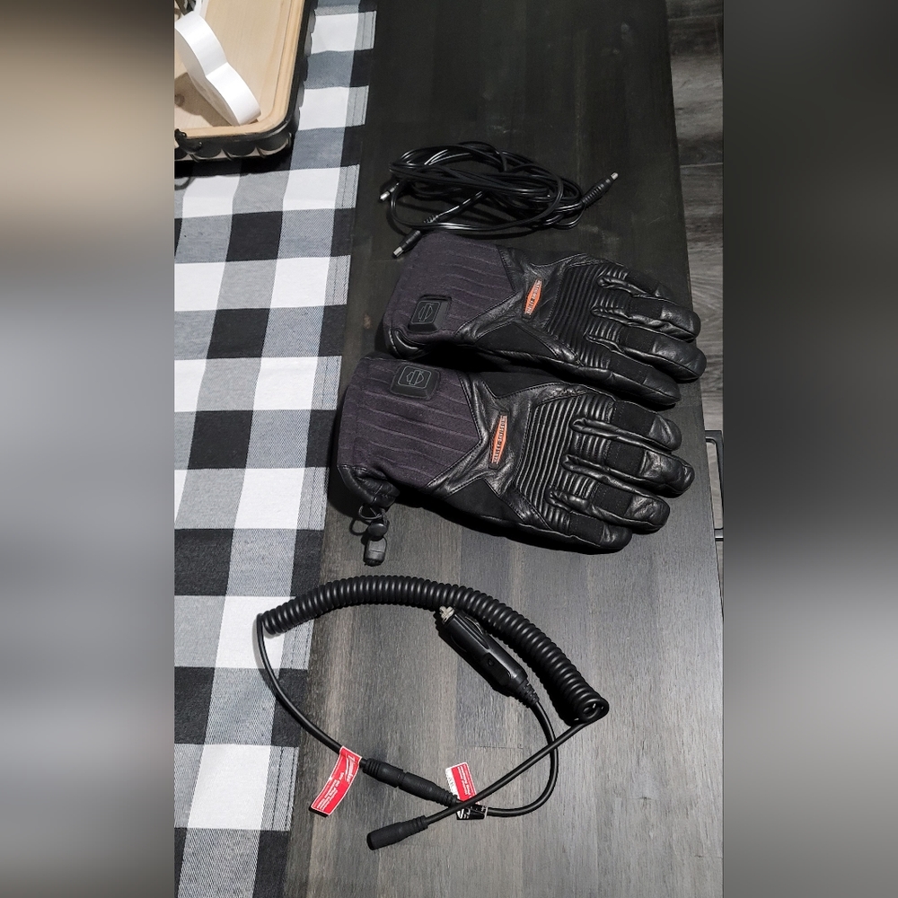 Harley Davidson Gauntlet Heated Gloves (L)